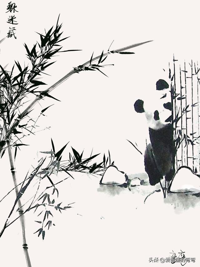 熊猫卡通画图片大全可爱爬，熊猫卡通画图片大全可爱爬树